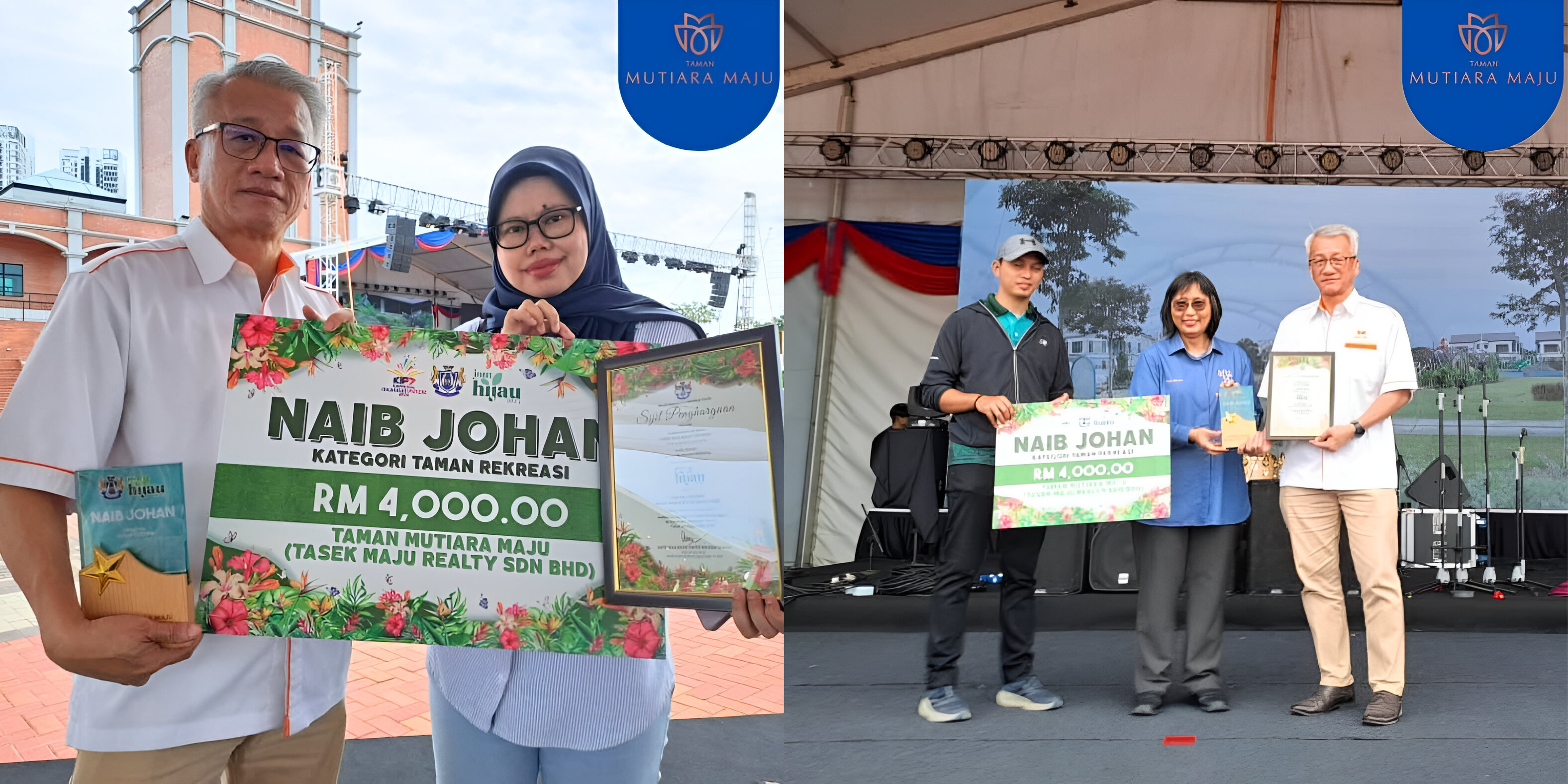 Taman Mutiara Maju Wins 1st Runner-Up in MBIP Let's Green Competition 2024